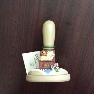 Vintage Christmas Cookie Toy Box Stamp Decoration